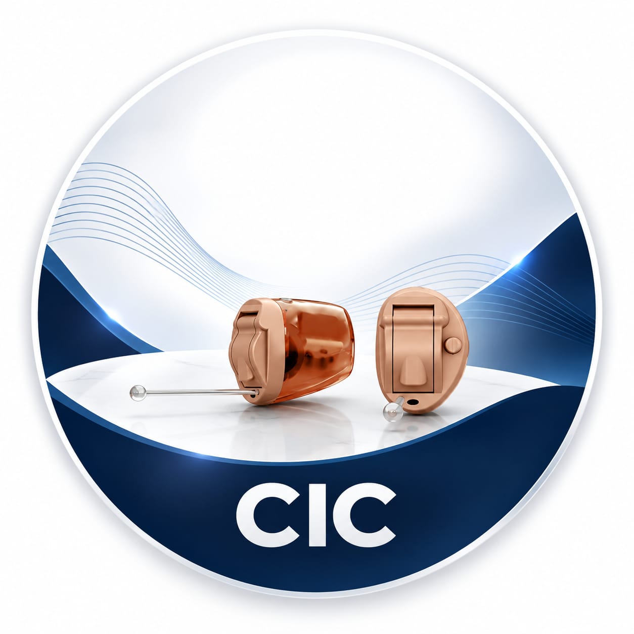 سماعة أذن طبية CIC داخل قناة السمع